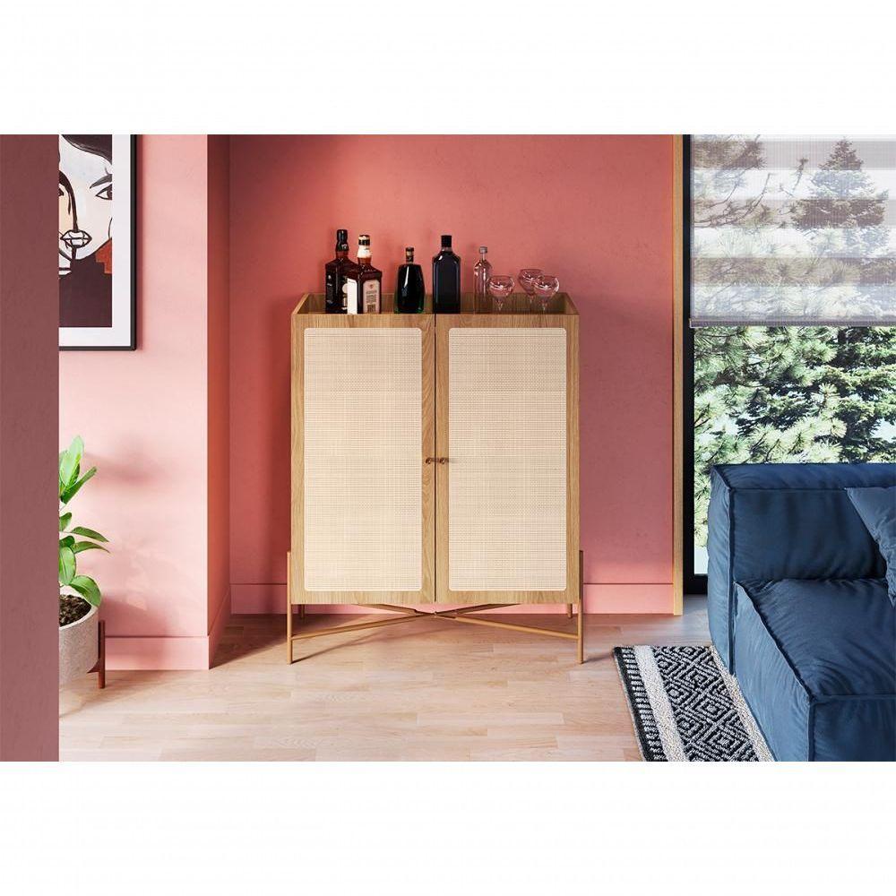 Conjunto P/ Sala 3Peças Palhinha Linha Oslo Hanover Artesano - 7