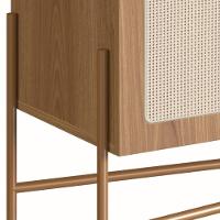 Conjunto P/ Sala 3Peças Palhinha Linha Oslo Hanover Artesano