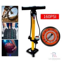 Bomba De Ar Manual Para Bicicleta Bike Carros Encher Bóias - 2