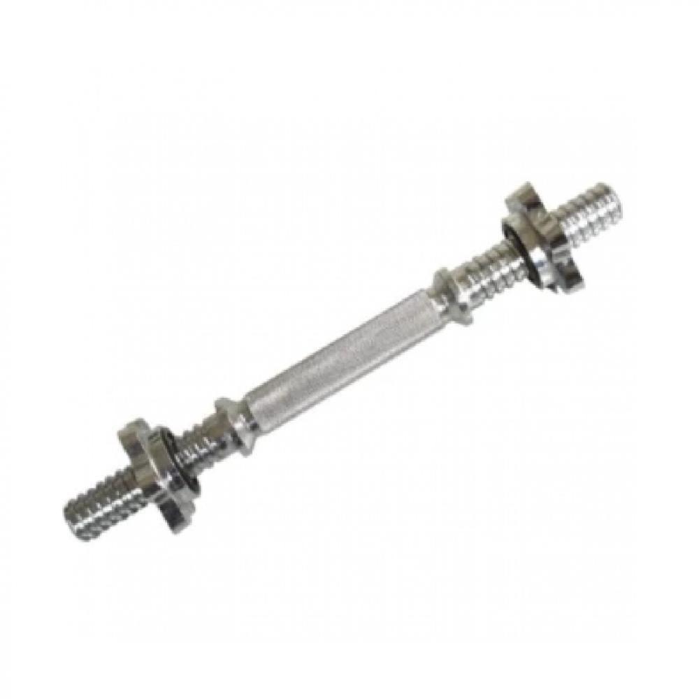 Barra Reta 40cm Cromada E 2 Porcas Estrela 28mm Diâmetro - 1