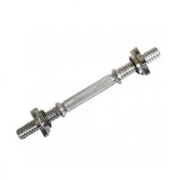 Barra Reta 40cm Cromada E 2 Porcas Estrela 28mm Diâmetro - 1