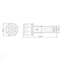 Lanterna Plástica Tramontina Com Corpo Injetado Tramontina - 3