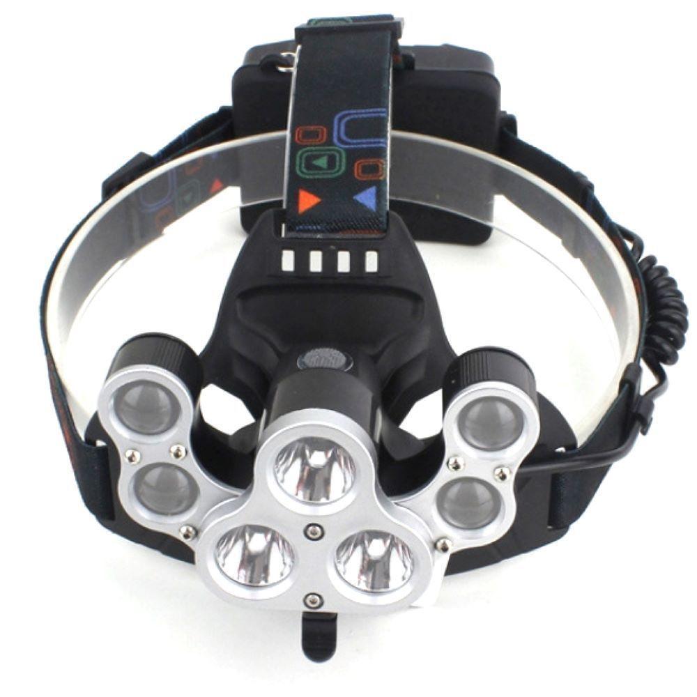 Lanterna de Cabeça 7 Led XM-L T6 4 Modos 35000LM - Lorben - 1