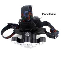 Lanterna de Cabeça 7 Led XM-L T6 4 Modos 35000LM - Lorben - 8