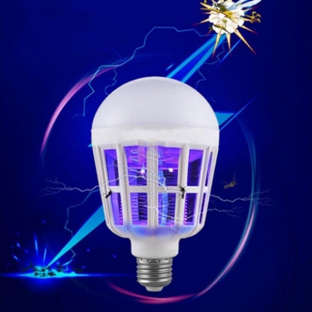 Lâmpada Led 12w com Luz Mata Inseto Mosquito Pernilongo Led Bivolt - 2