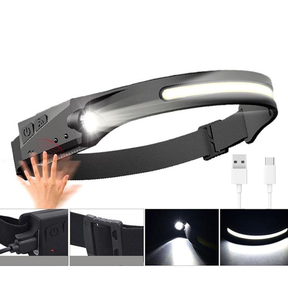 Lanterna De Cabeça Sensor Movimento Presença Ajustavel Led - 1