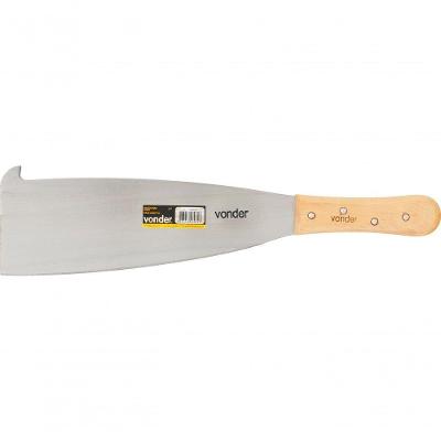 Facão Para Cana 14" Aço Carbono Cabo Madeira - Vonder