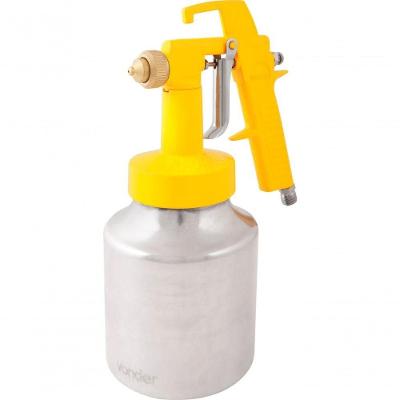 Pistola Para Pintura Ar Direto 1,3Mm 5,6 Pcm Caneca Alumínio