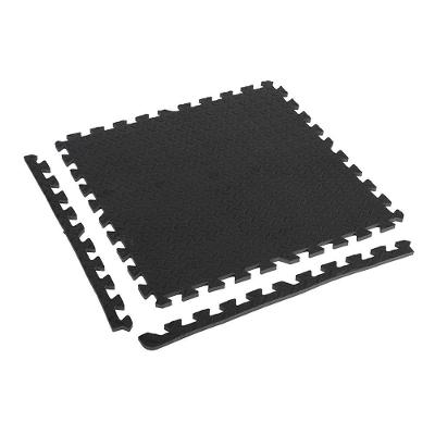 Kit Piso de Proteção Kikos 6 Placas 60x60x1.2cm em Eva para Academia Preto