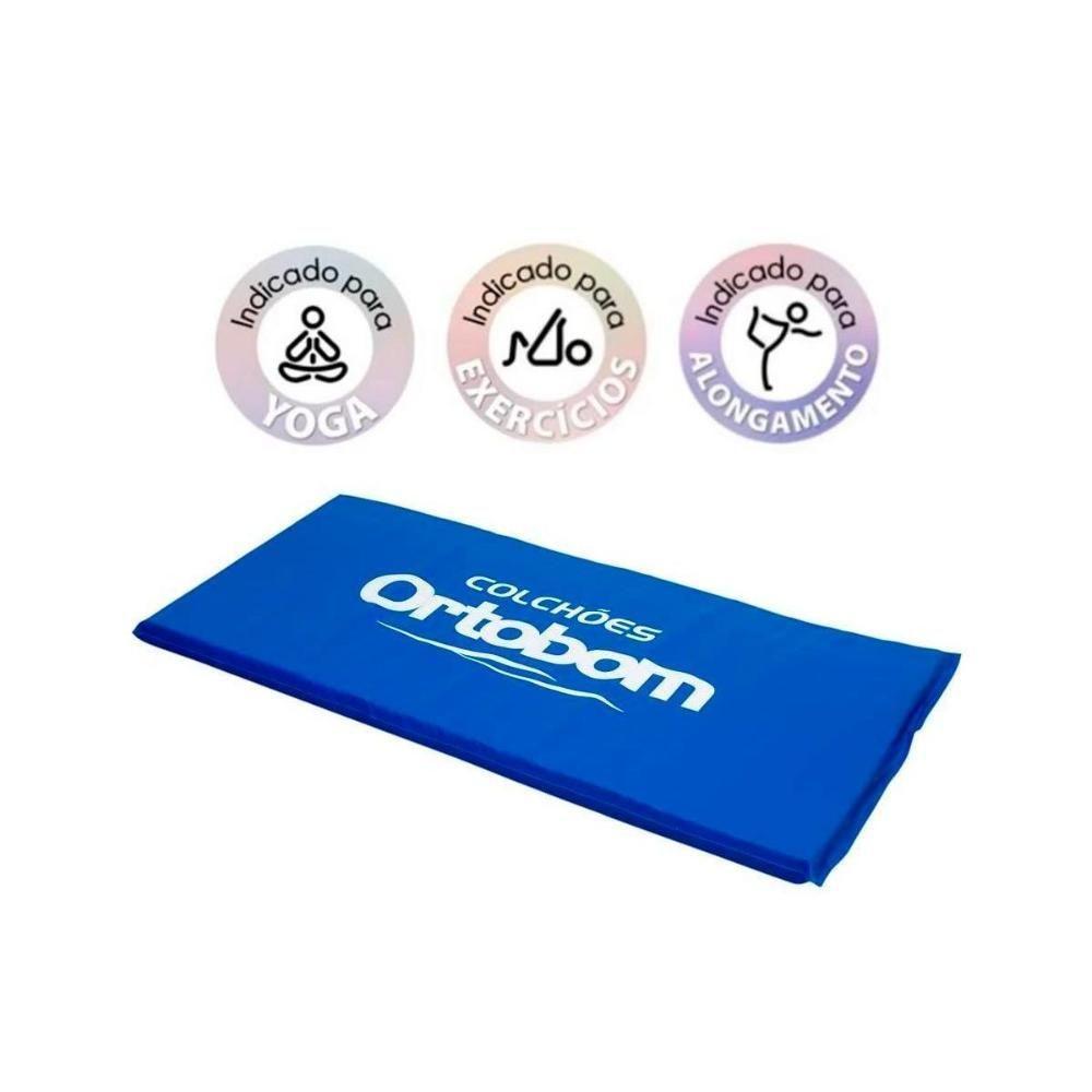 Colchonete Academia Academia Azul Impermeável Lavável (40x90x4) - Ortobom - 6
