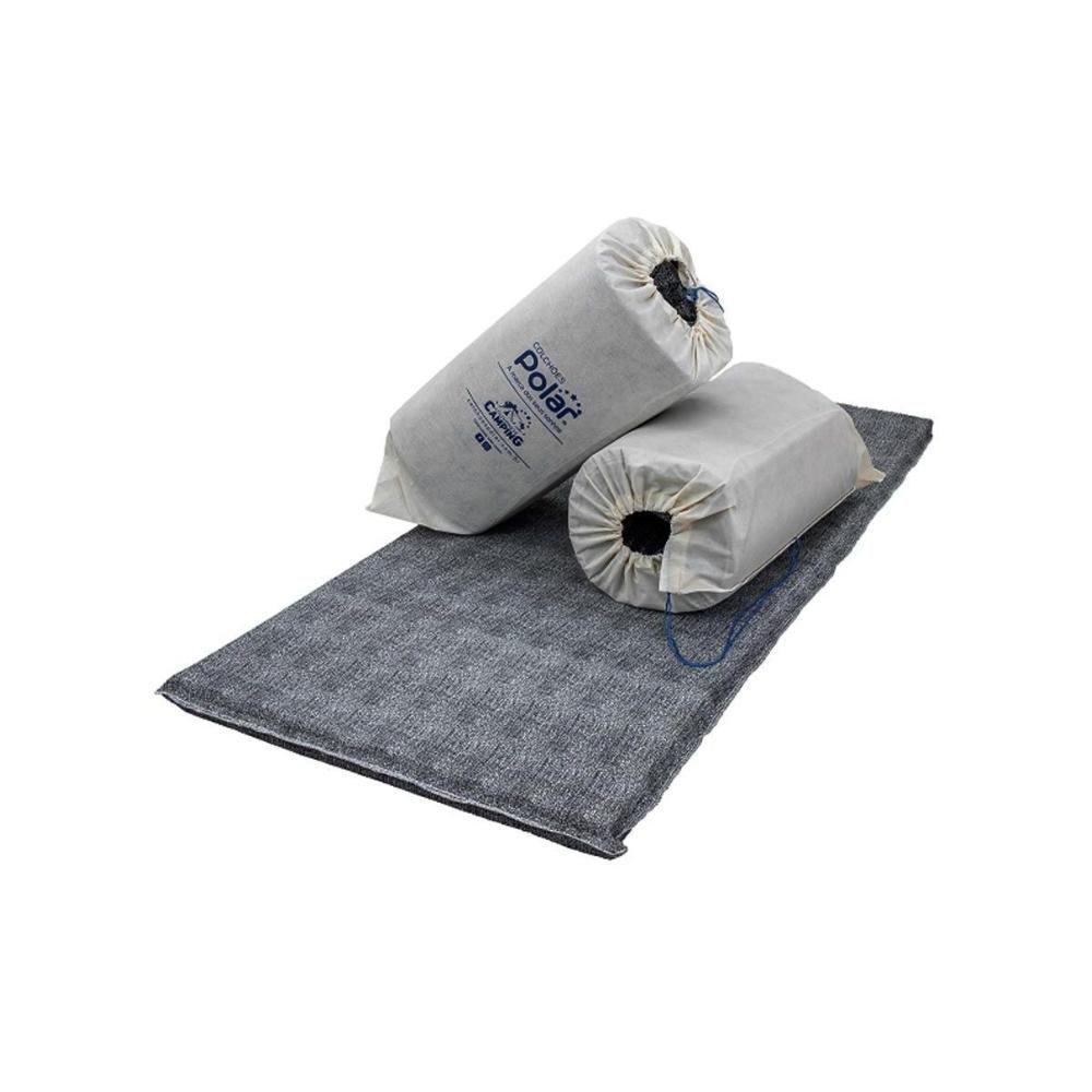 Colchonete Viúva D20 Fort Black Multiuso Viagem Camping (128x188x4) - Polar - 4