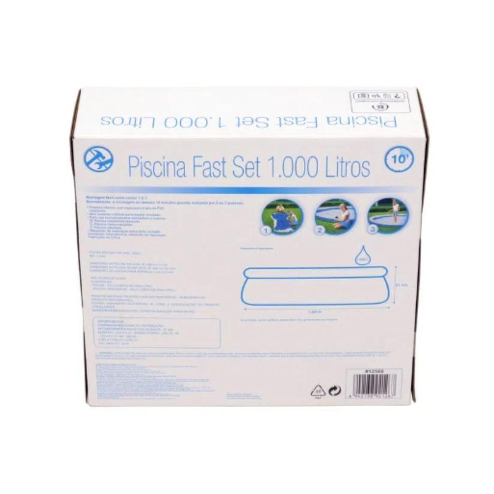 Piscina Inflável Fast Set 1000 Litros 51cmx1,68m - Bestway - 3