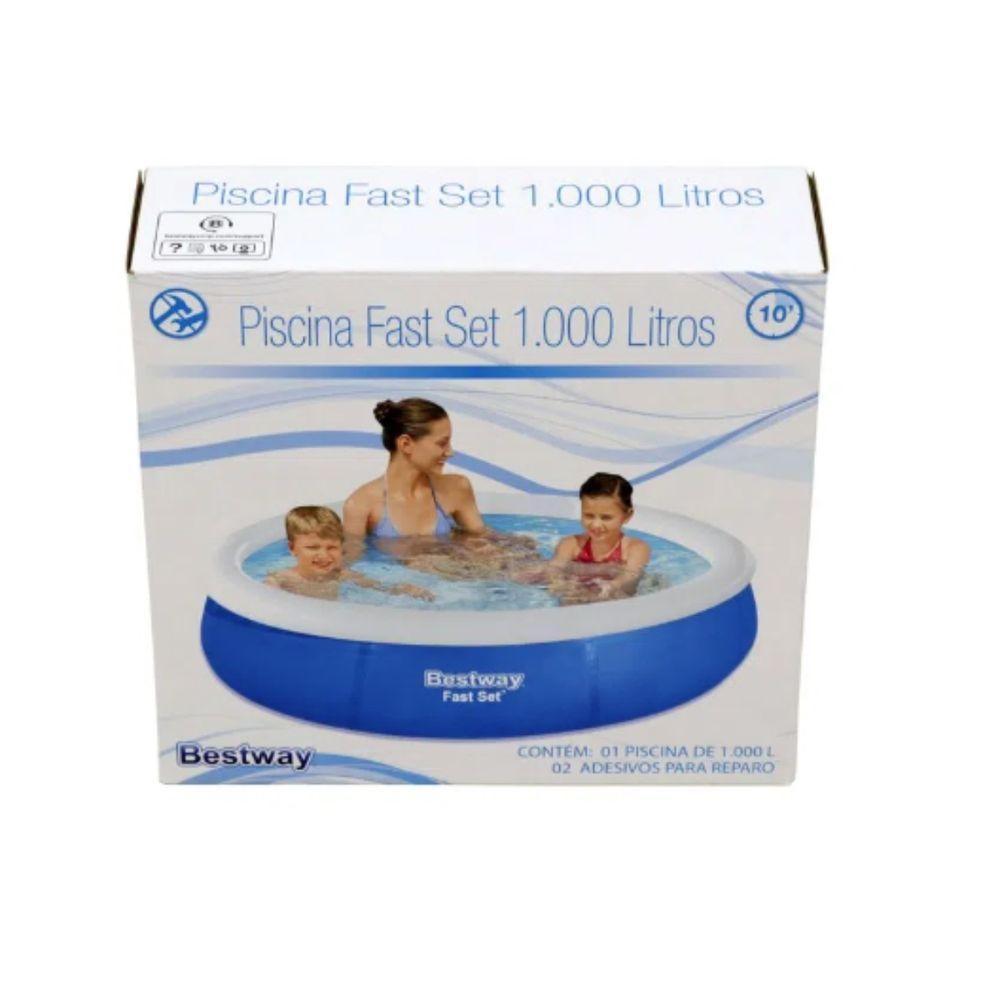 Piscina Inflável Fast Set 1000 Litros 51cmx1,68m - Bestway - 4