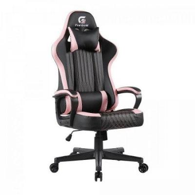 Cadeira Gamer Vickers Preta Rosa Fortrek