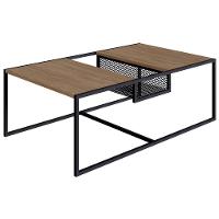 Mesa De Centro 100Cm Est Aço York Hanover Artesano Hanover - 1