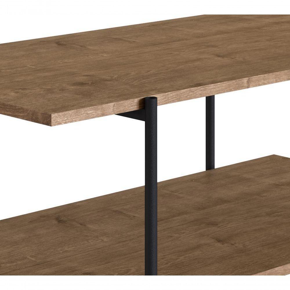 Mesa De Centro Para Sala 27870 Vermont Preto Fosco - 2