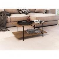 Mesa De Centro Para Sala 27870 Vermont Preto Fosco - 3