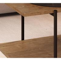 Mesa De Centro Para Sala 27870 Vermont Preto Fosco