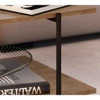 Mesa De Centro Para Sala 27870 Vermont Preto Fosco - 8