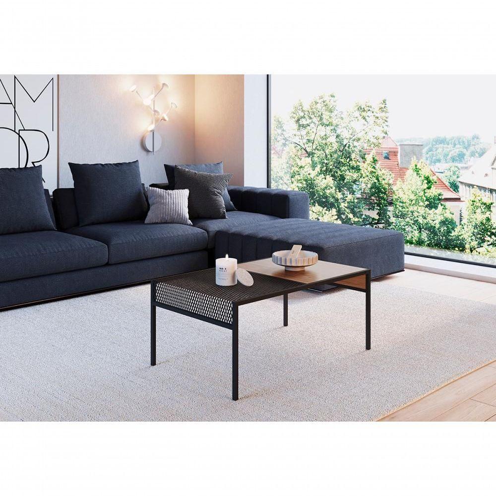 Mesa De Centro 80Cm Est Aço York Hanover Artesano Hanover - 3