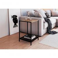 Mesa Lateral Quadrada 40X40Cm Est Aço York Hanover Hanover