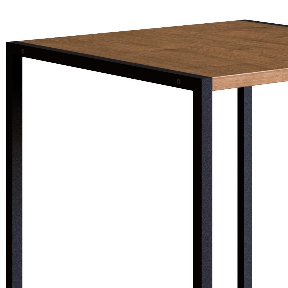 Mesa Lateral Quadrada 40X40Cm Est Aço York Vermont - 1