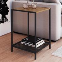 Mesa Lateral Quadrada 40X40Cm Est Aço York Vermont