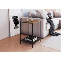 Mesa Lateral Quadrada 40X40Cm Est Aço York Vermont - 6