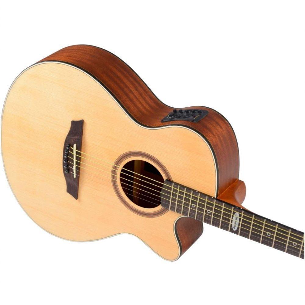 Violão Eletroacústico Strinberg Sd200c Aço Fosco Natural Satin - 3