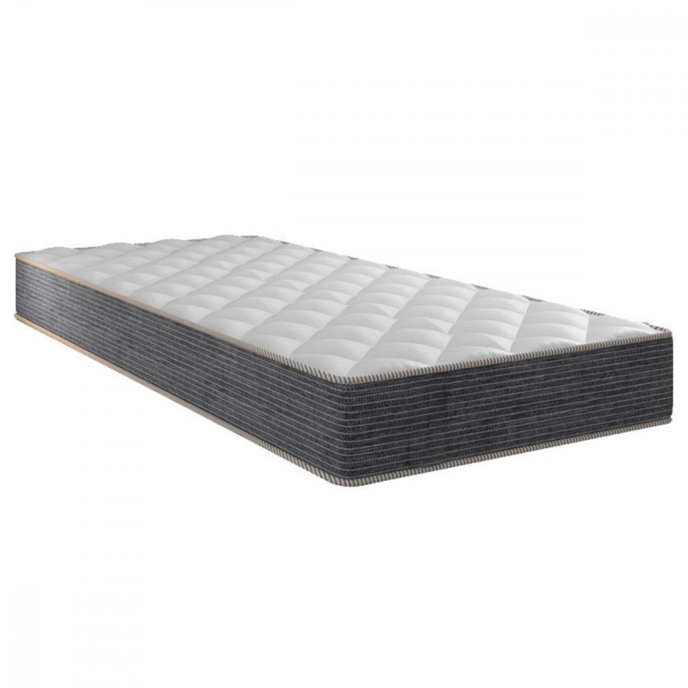 Colchão De Solteiro Tokio Molas Ensacadas 88x188x20 Cinza Com Branco Portobel Cinza Com Branco - 1