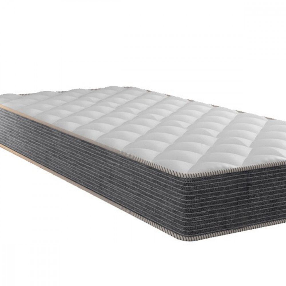 Colchão De Solteiro Tokio Molas Ensacadas 88x188x20 Cinza Com Branco Portobel Cinza Com Branco - 3