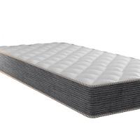 Colchão De Solteiro Tokio Molas Ensacadas 88x188x20 Cinza Com Branco Portobel Cinza Com Branco - 3