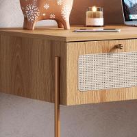 Escrivaninha 2 Gavetas Palhinha Linha Oslo Hanover Artesano