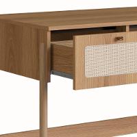 Escrivaninha 2 Gavetas Palhinha Linha Oslo Hanover Artesano