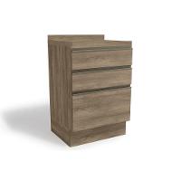 Gabinete de Cozinha Modulado  Maxxi G743 3 Gavetas c/ Tampo Nogal - Kappesberg - 1