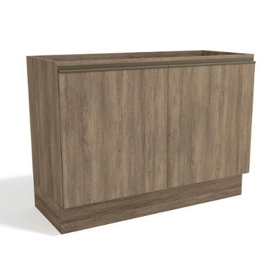 Gabinete de Cozinha Modulado  Maxxi G745 2 Portas p/ Pia 120cm S/tampo Nogal - Kappesberg