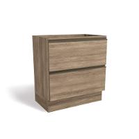 Gabinete de Cozinha Modulado  Maxxi G755 2 Gavetas s/ Tampo Nogal - Kappesberg - 1