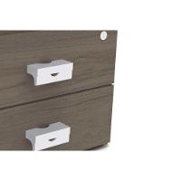 Multiuso Escritório  Versátil 2001 2 Gavetas e 1 c/ Chave Argila - Kappesberg