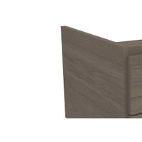 Multiuso Escritório  Versátil 2001 2 Gavetas e 1 c/ Chave Argila - Kappesberg - 5