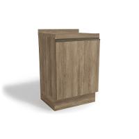 Gabinete de Cozinha Modulado  Maxxi G742 1 Porta c/ Tampo Nogal - Kappesberg - 1