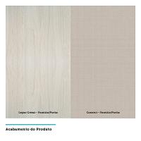 Balcão Sem Tampo 20cm Lis Legno Crem e Connect - 7