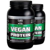 Kit 2 Vegan Protein 900G Proteína Vegetal Unilife Chocolate - 1