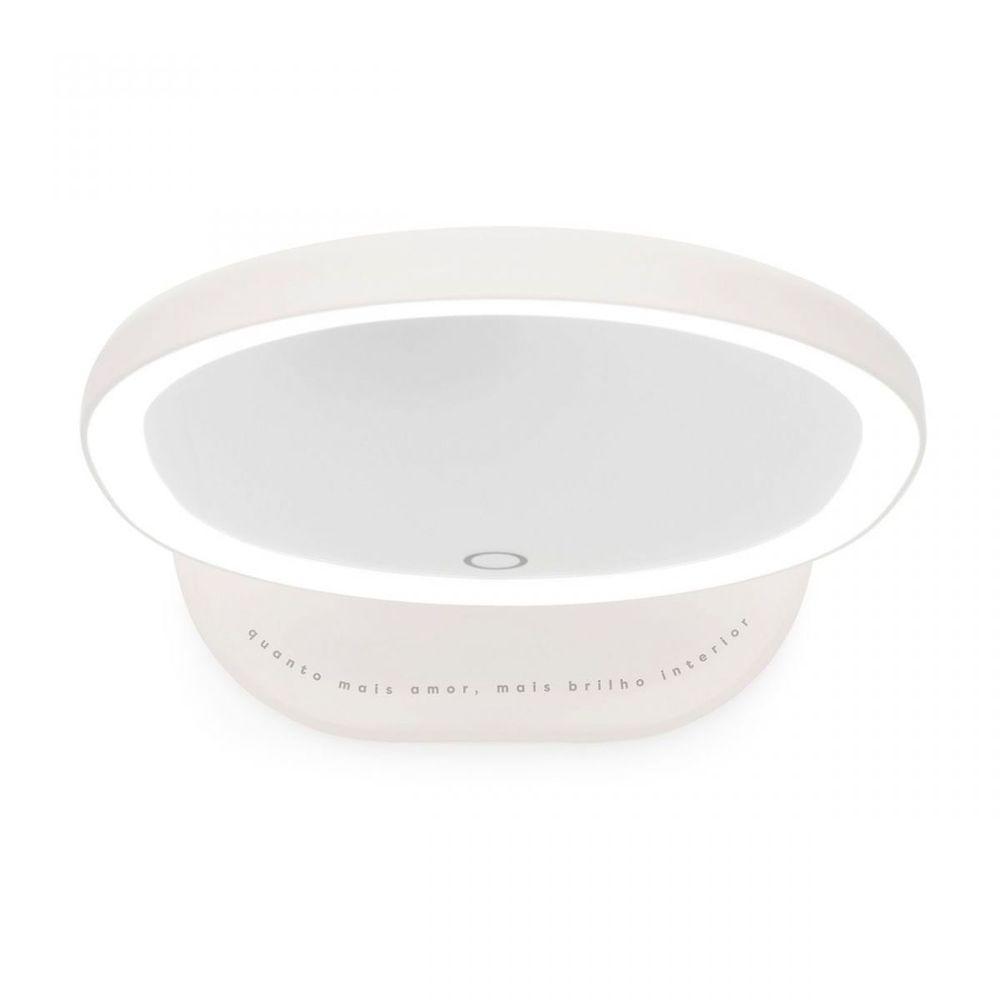Espelho De Mesa Com Led E Aumento Brilho - 7