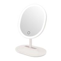 Espelho De Mesa Com Led E Aumento Brilho - 1