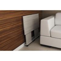 Mesa Multiuso Casal Dobrável ME4117 c/ Rodízios Nogal - Tecno Mobili