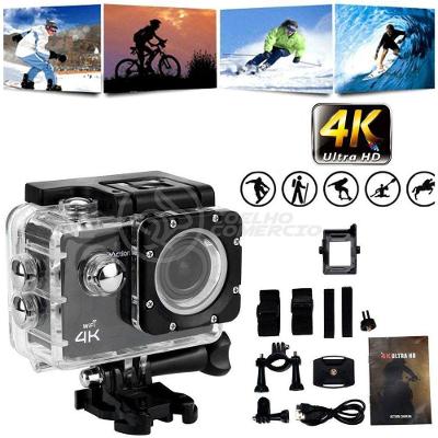 Go Cam Vídeo Action Ação Wifi 4K Sports Cam Ultra Hd Dv 30M