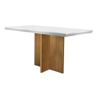 Mesa Olímpia 120cm Rufato Off White - 1