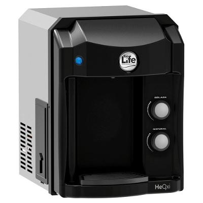 Purificador de Água Top Life Alcalina Ionizada com Ozônio Gelada Preto 6 Etapas 110V