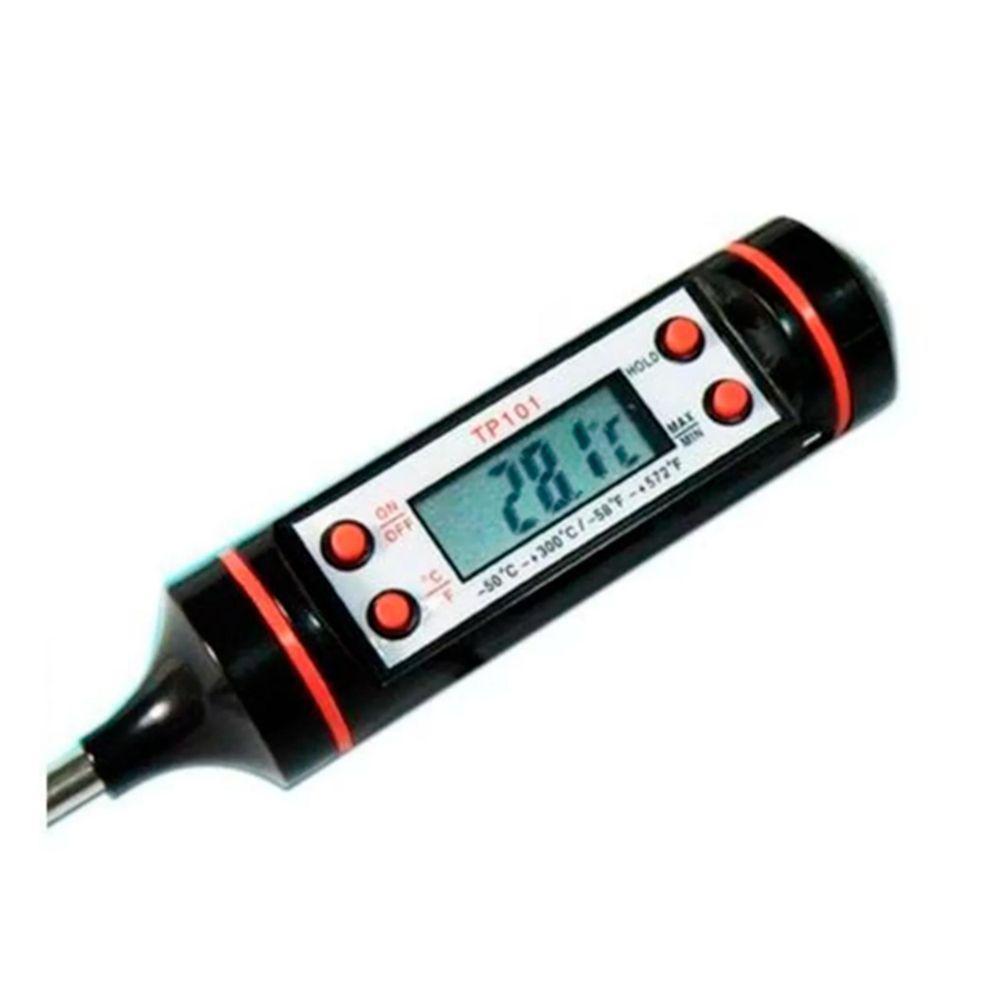 Termômetro Culinário Digital Espeto Alimentos Cozinha Água - 4