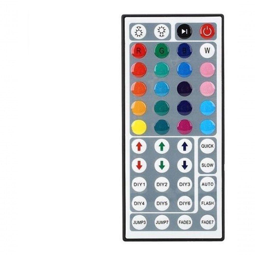 Tira De Led Fita 5 Metros Com Controle 60 Leds Rgb - 4
